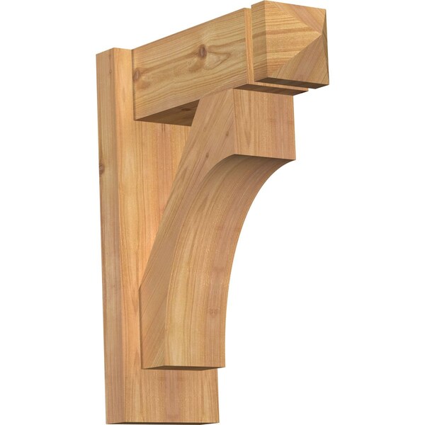 Ekena Millwork Westlake Arts & Crafts Smooth Outlooker, Western Red Cedar, 5 1/2"W x 14"D x 18"H OUT06X14X18WTL03SWR - main